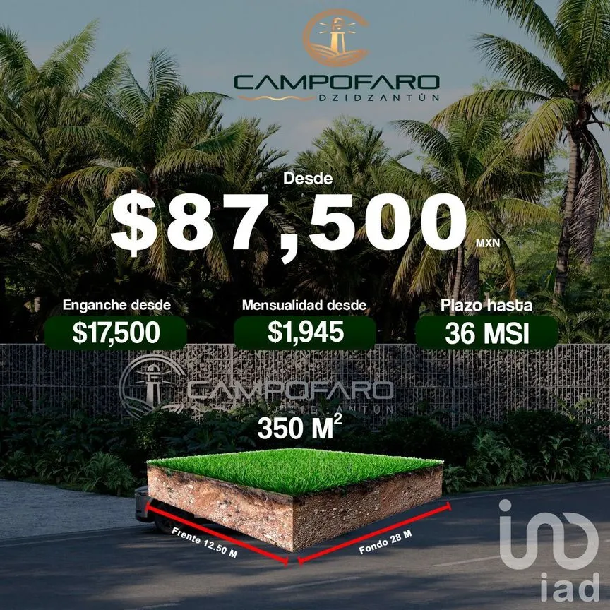 Terreno en Venta en Chablekal, Mérida, Yucatán | NEX-156305 | iad México | Foto 1 de 3