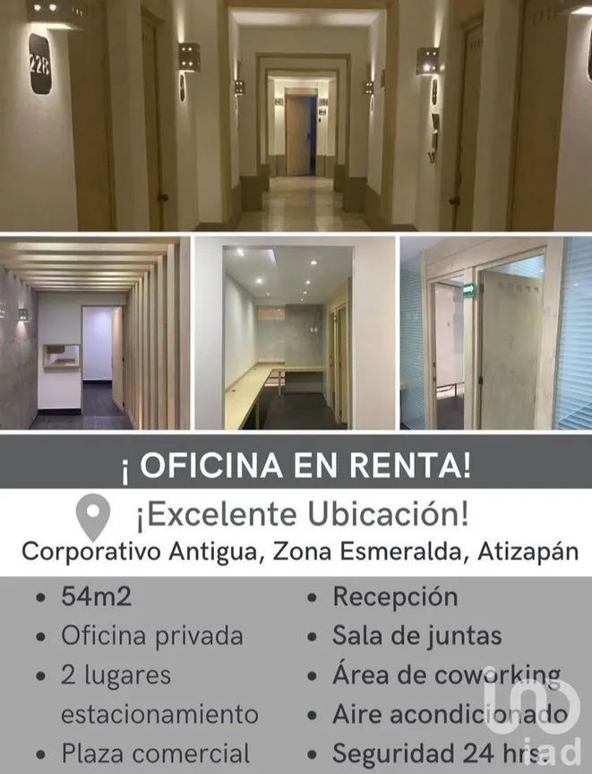 Oficina en Renta en Valle Escondido, Atizapán de Zaragoza, Estado De México | NEX-230029 | iad México | Foto 1 de 7