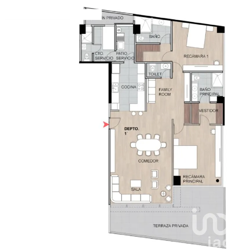 Departamento en Venta en Polanco I Sección, Miguel Hidalgo, Ciudad de México | NEX-227483 | iad México | Foto 15 de 15