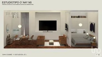NEX-276328 - Departamento en Venta, con 1 recamara, con 1 baño, con 47.29 m2 de construcción en San Rafael, CP 28504, Ciudad de México.