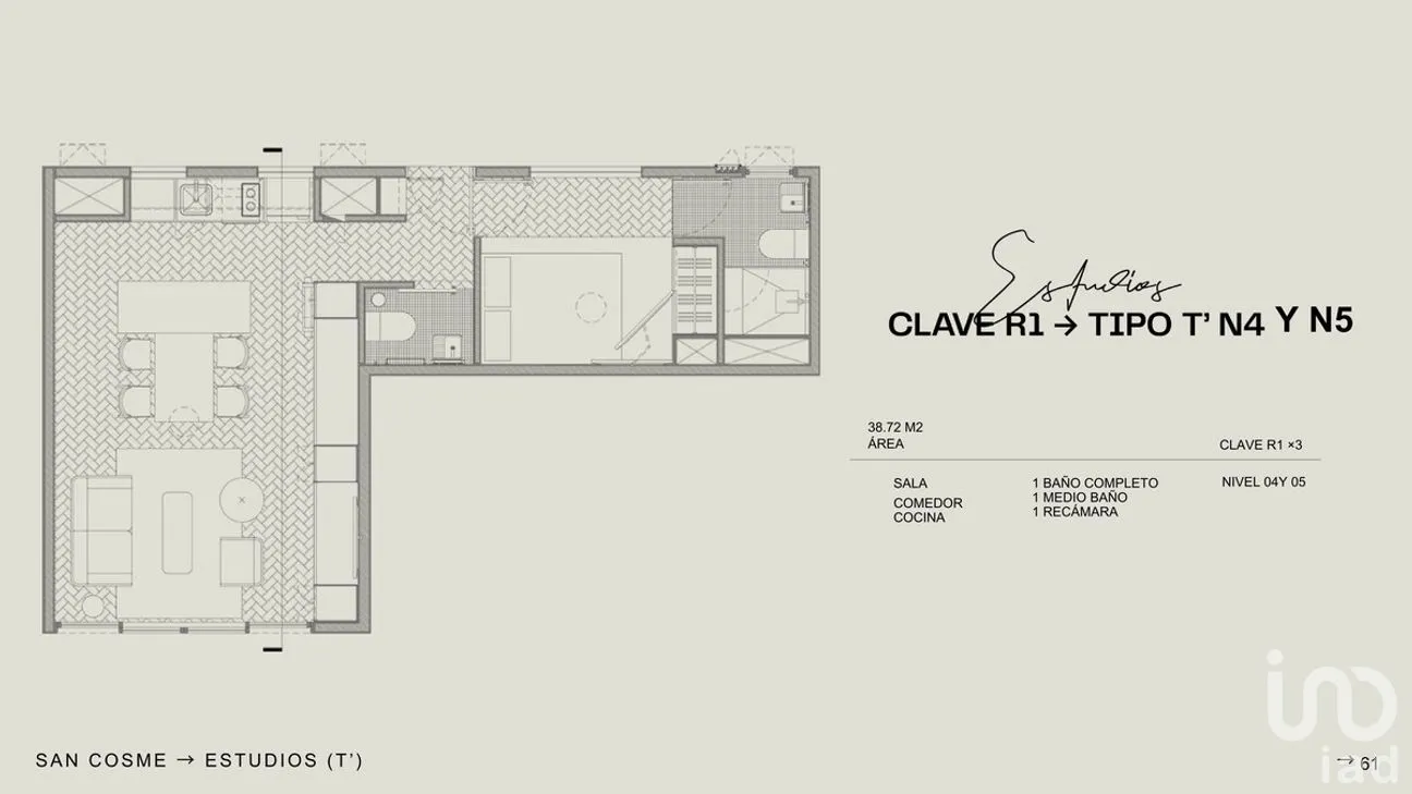 Departamento en Venta en San Rafael, Cuauhtémoc, Ciudad de México | NEX-276329 | iad México | Foto 4 de 31