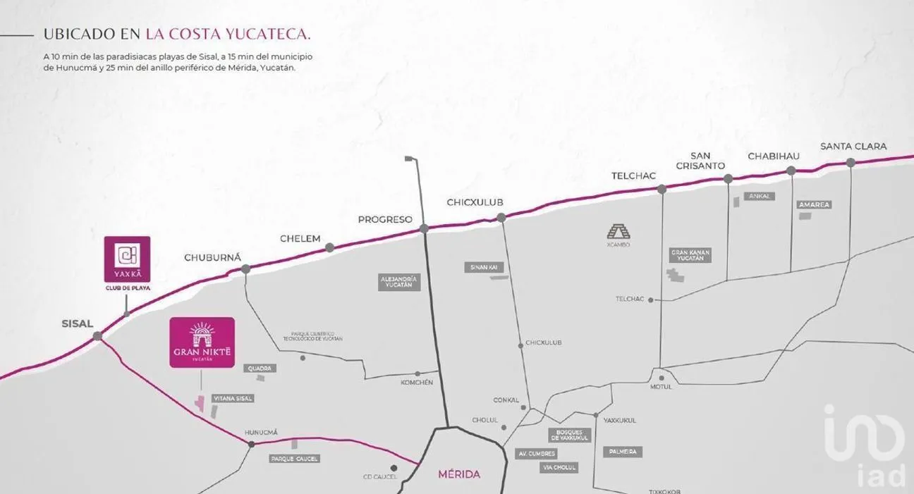 Terreno en Venta en Sisal, Hunucmá, Yucatán | NEX-232624 | iad México | Foto 7 de 8