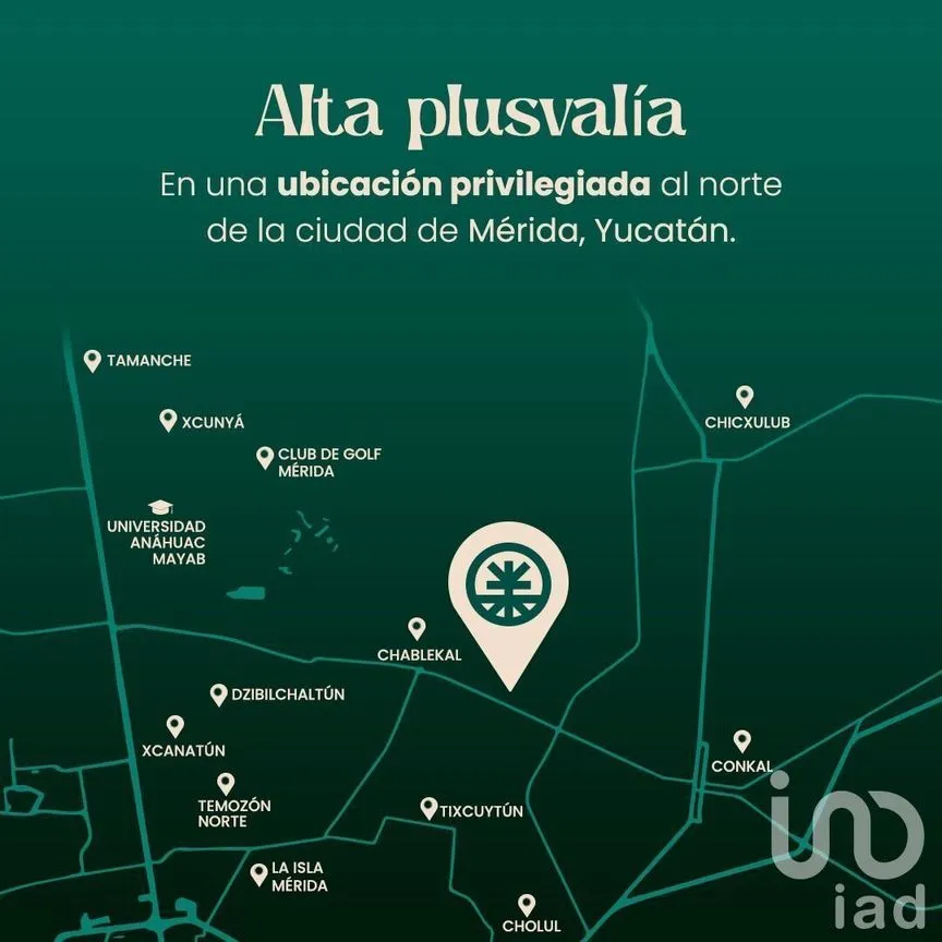 Terreno en Venta en Chablekal, Mérida, Yucatán | NEX-232634 | iad México | Foto 12 de 12