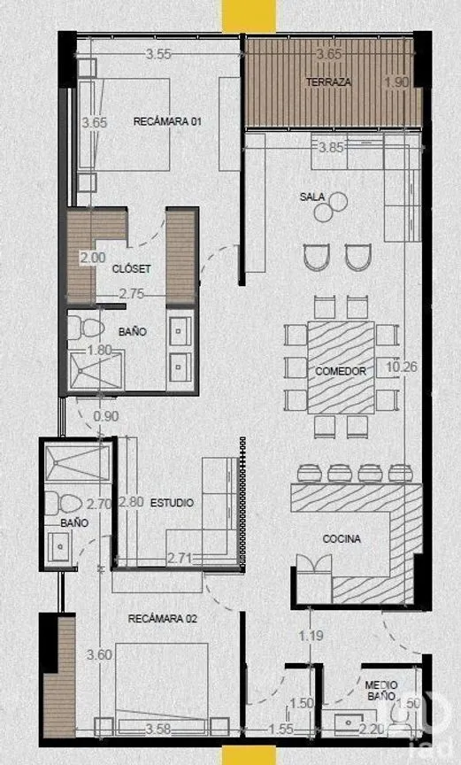 Departamento en Venta en Santa Gertrudis Copo, Mérida, Yucatán | NEX-232645 | iad México | Foto 8 de 19