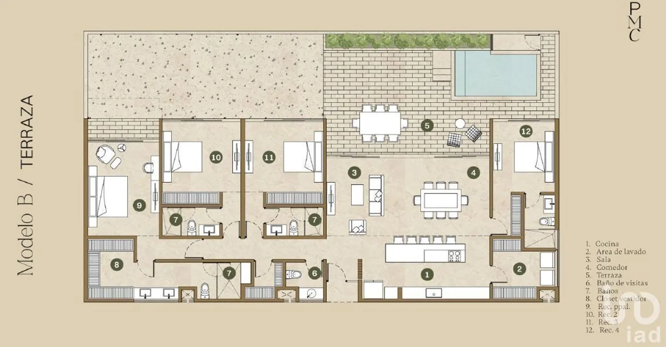 Departamento en Venta en San Ramon Norte, Mérida, Yucatán | NEX-232685 | iad México | Foto 5 de 17