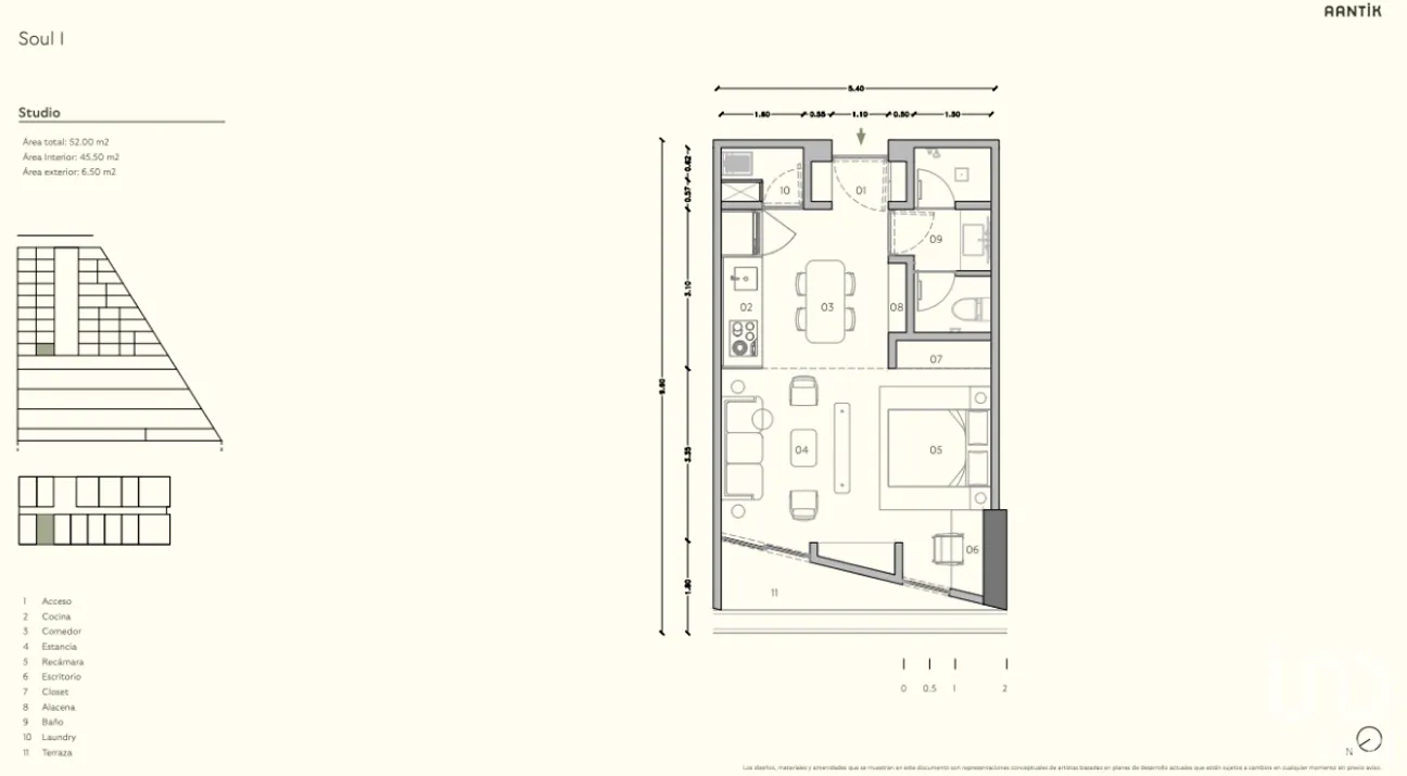 Departamento en Venta en Santa Gertrudis Copo, Mérida, Yucatán | NEX-232691 | iad México | Foto 4 de 20