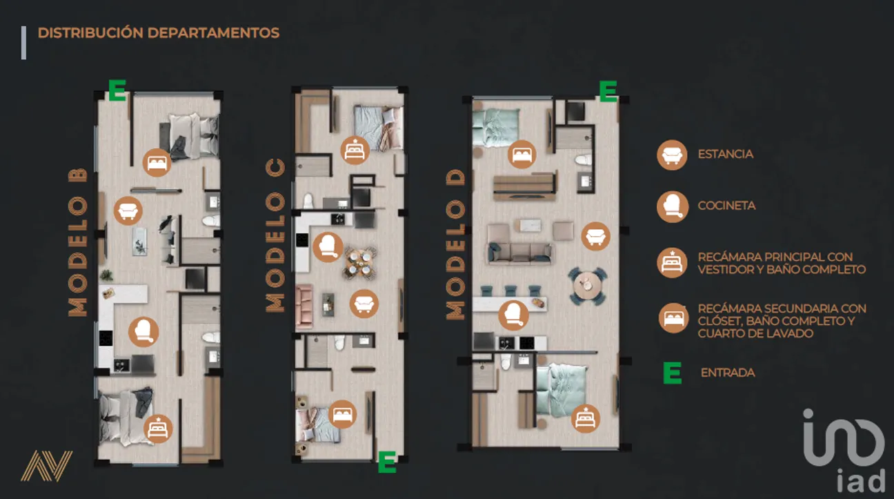 Departamento en Venta en San Ramon Norte, Mérida, Yucatán | NEX-232701 | iad México | Foto 6 de 6
