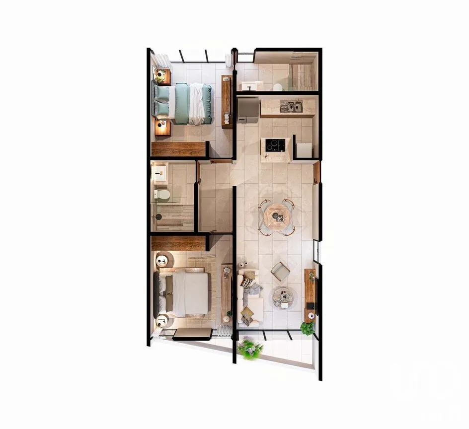 Departamento en Venta en Temozon Norte, Mérida, Yucatán | NEX-232778 | iad México | Foto 5 de 5