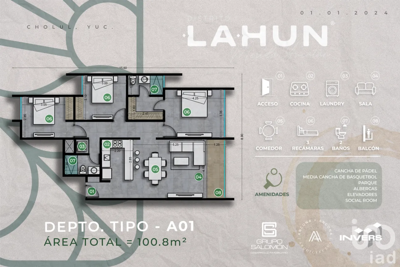 Departamento en Venta en San Pedro Cholul, Mérida, Yucatán | NEX-232794 | iad México | Foto 11 de 19