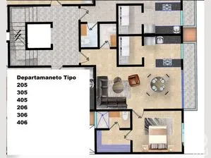 NEX-230126 - Departamento en Venta, con 1 recamara, con 1 baño, con 74 m2 de construcción en Prados Tepeyac, CP 45050, Jalisco.