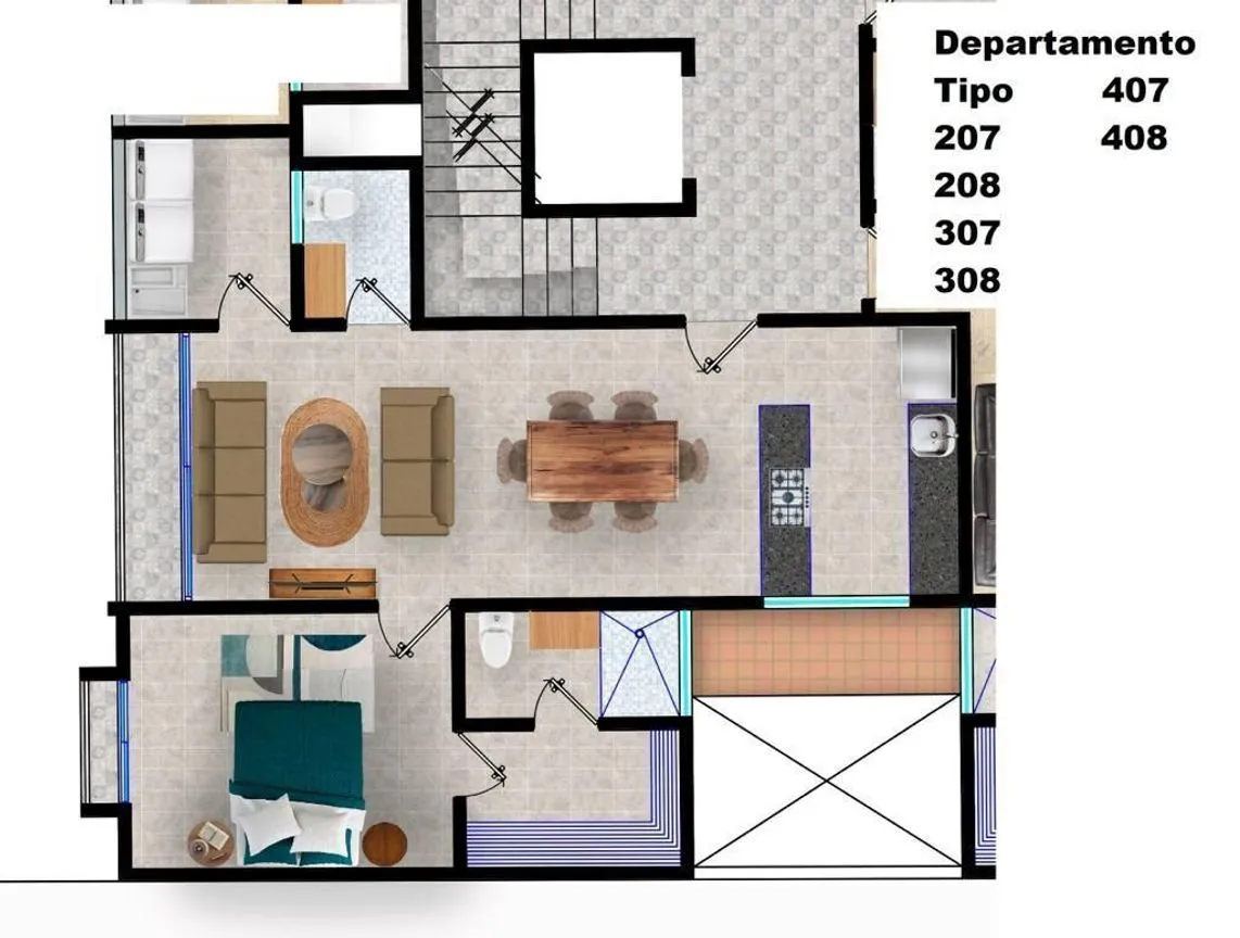 Departamento en Venta en Prados Tepeyac, Zapopan, Jalisco | NEX-230132 | iad México | Foto 1 de 19