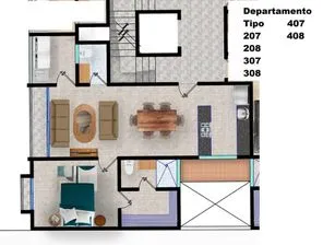 NEX-230132 - Departamento en Venta, con 1 recamara, con 1 baño, con 69 m2 de construcción en Prados Tepeyac, CP 45050, Jalisco.