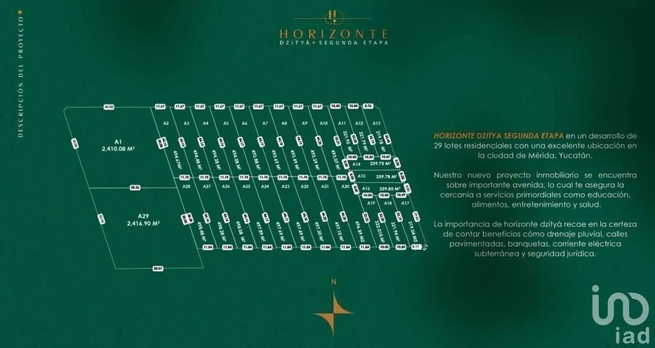 Terreno en Venta en Dzityá, Mérida, Yucatán | NEX-228384 | iad México | Foto 5 de 5