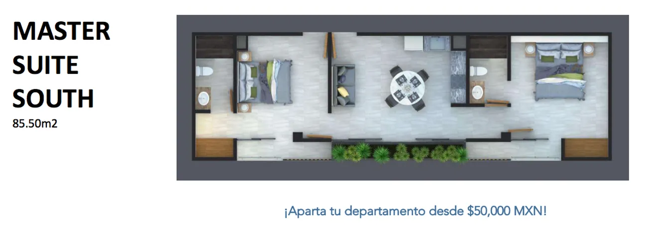 Departamento en Venta en Santa Gertrudis Copo, Mérida, Yucatán | NEX-267540 | iad México | Foto 22 de 31