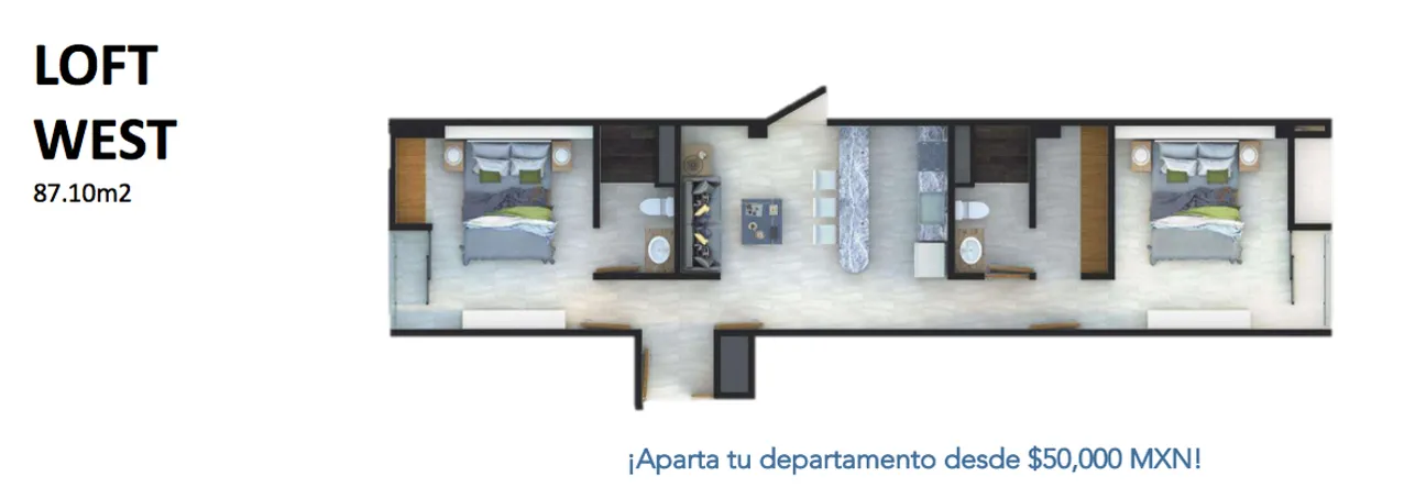 Departamento en Venta en Santa Gertrudis Copo, Mérida, Yucatán | NEX-267540 | iad México | Foto 25 de 31