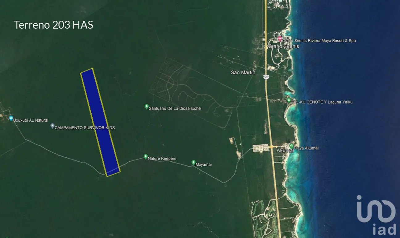 Terreno en Venta en Akumal, Tulum, Quintana Roo | NEX-231379 | iad México | Foto 1 de 3