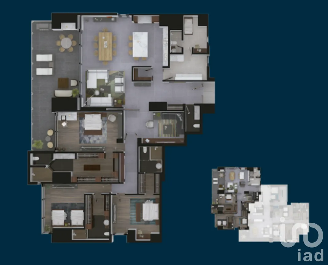 Departamento en Venta en Bosque Real, Huixquilucan, Estado de México | NEX-275914 | iad México | Foto 10 de 14