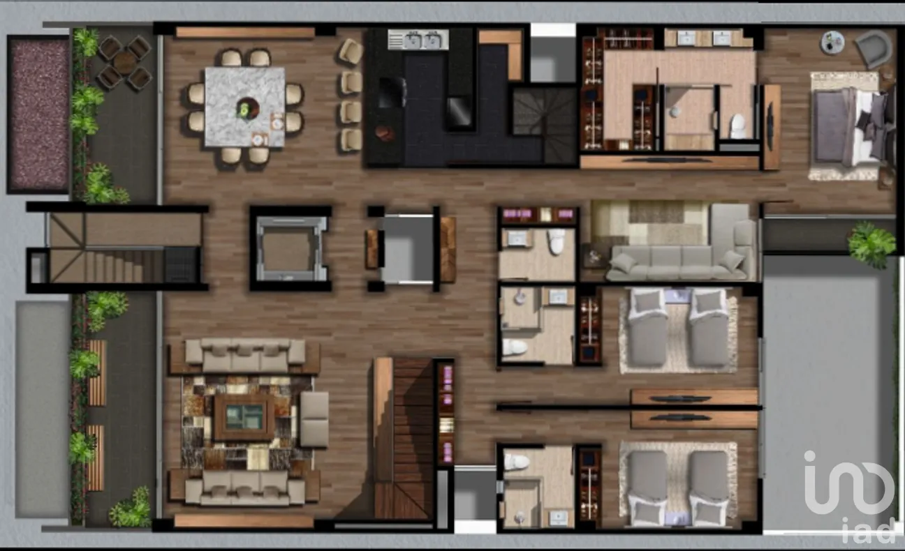 Departamento en Venta en Polanco V Sección, Miguel Hidalgo, Ciudad de México | NEX-275977 | iad México | Foto 10 de 12