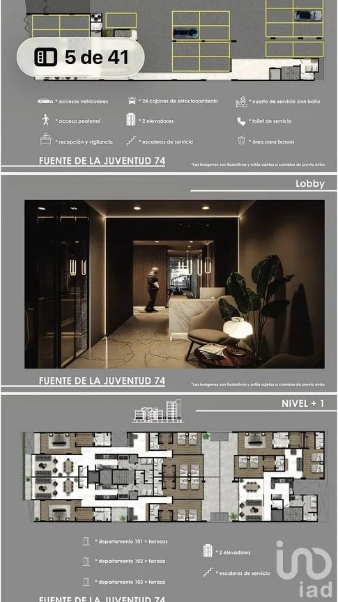Departamento en Venta en Lomas de Tecamachalco, Naucalpan de Juárez, Estado de México | NEX-292373 | iad México | Foto 2 de 14