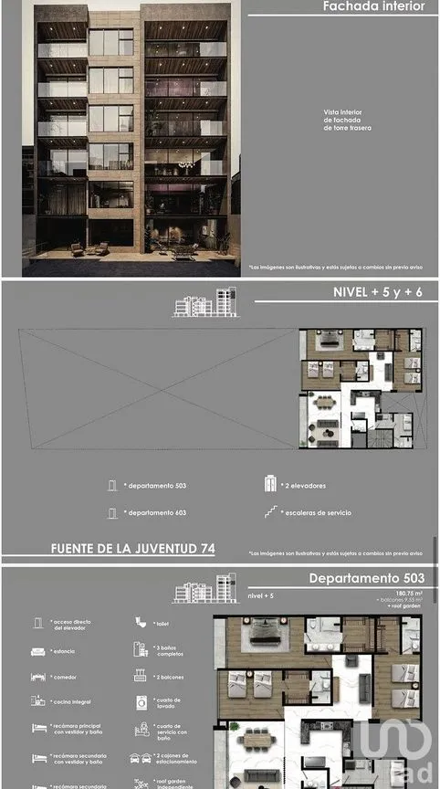 Departamento en Venta en Lomas de Tecamachalco, Naucalpan de Juárez, Estado de México | NEX-292373 | iad México | Foto 13 de 14