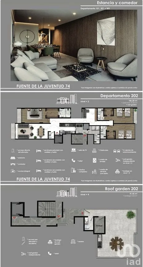 Departamento en Venta en Lomas de Tecamachalco, Naucalpan de Juárez, Estado de México | NEX-292373 | iad México | Foto 4 de 14