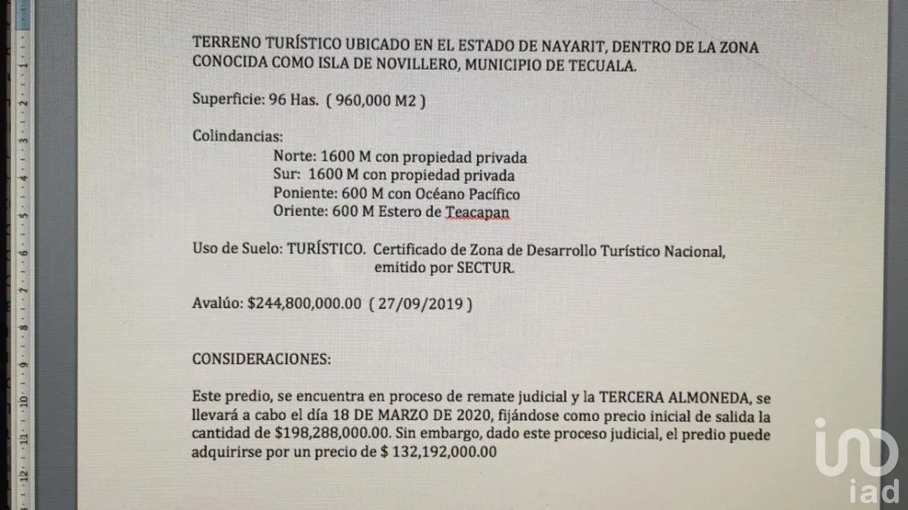 Terreno en Venta en Playa Novillero, Tecuala, Nayarit | NEX-275152 | iad México | Foto 12 de 32