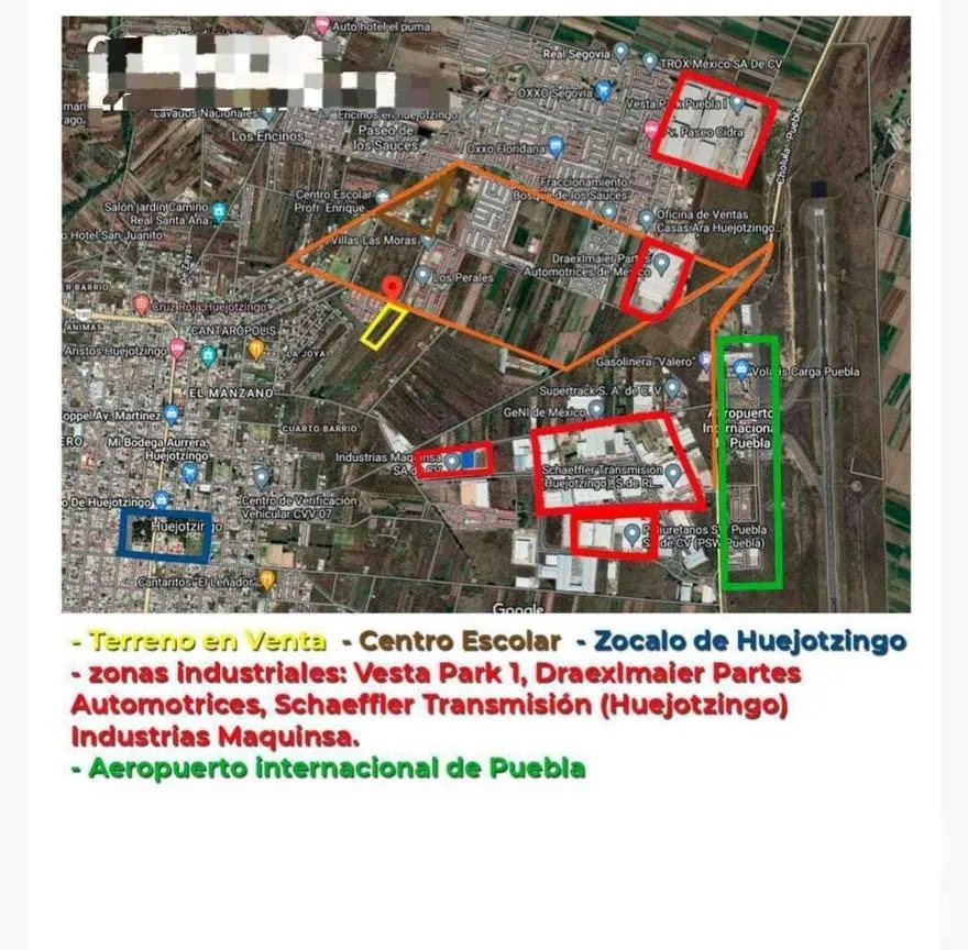 Terreno en Venta en La Joya de Santiago Mextla, Huejotzingo, Puebla | NEX-278222 | iad México | Foto 3 de 5