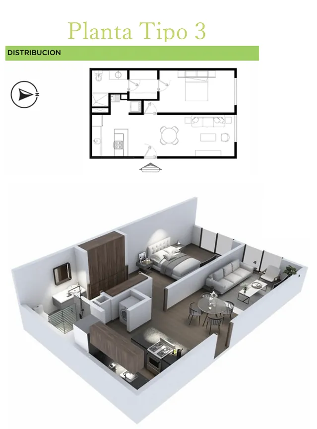 Departamento en Venta en Piedad Narvarte, Benito Juárez, Ciudad de México | NEX-289422 | iad México | Foto 3 de 5