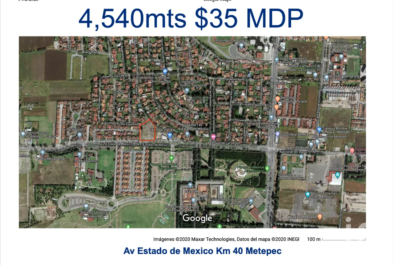 Terreno en Venta en La Virgen, Metepec, Estado de México | NEX-280701 | iad México | Foto 4 de 6