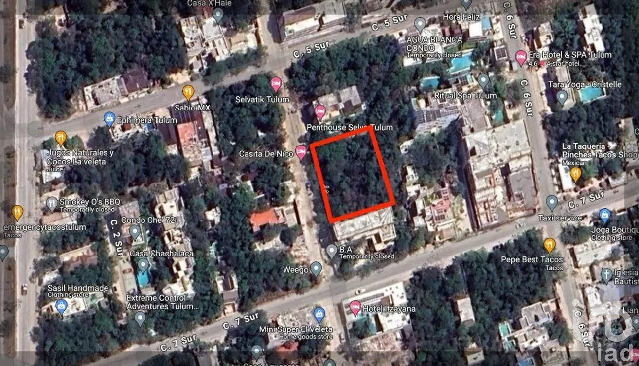 Terreno en Venta en La Veleta, Tulum, Quintana Roo | NEX-276584 | iad México | Foto 1 de 4