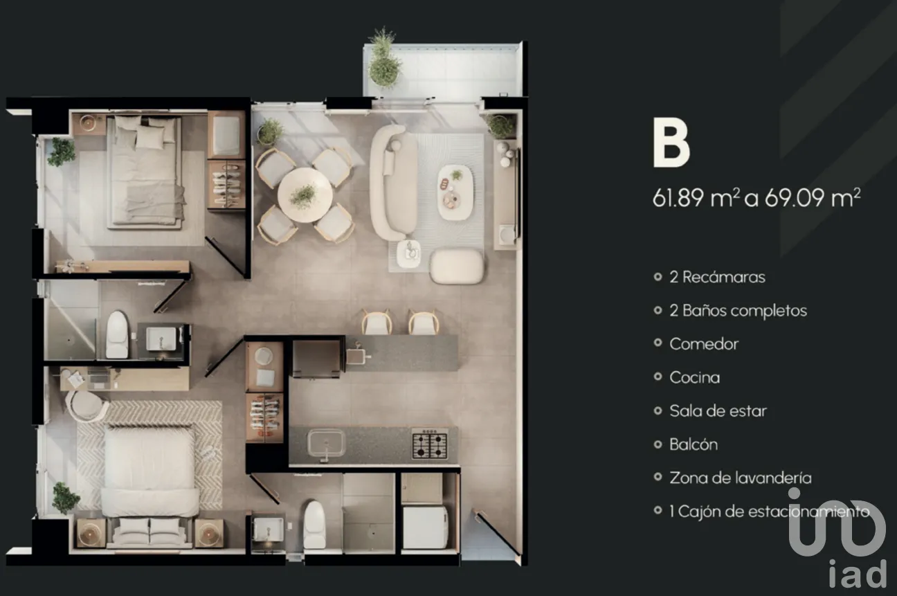 Departamento en Venta en Jardines del Bosque Centro, Guadalajara, Jalisco | NEX-282418 | iad México | Foto 16 de 16