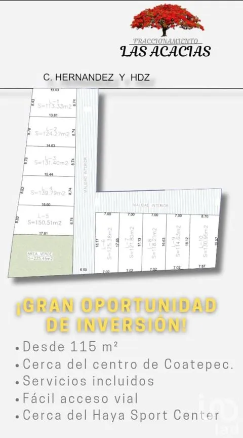 Terreno en Venta en Lázaro Cárdenas, Coatepec, Veracruz de Ignacio de la Llave | NEX-236057 | iad México | Foto 1 de 2