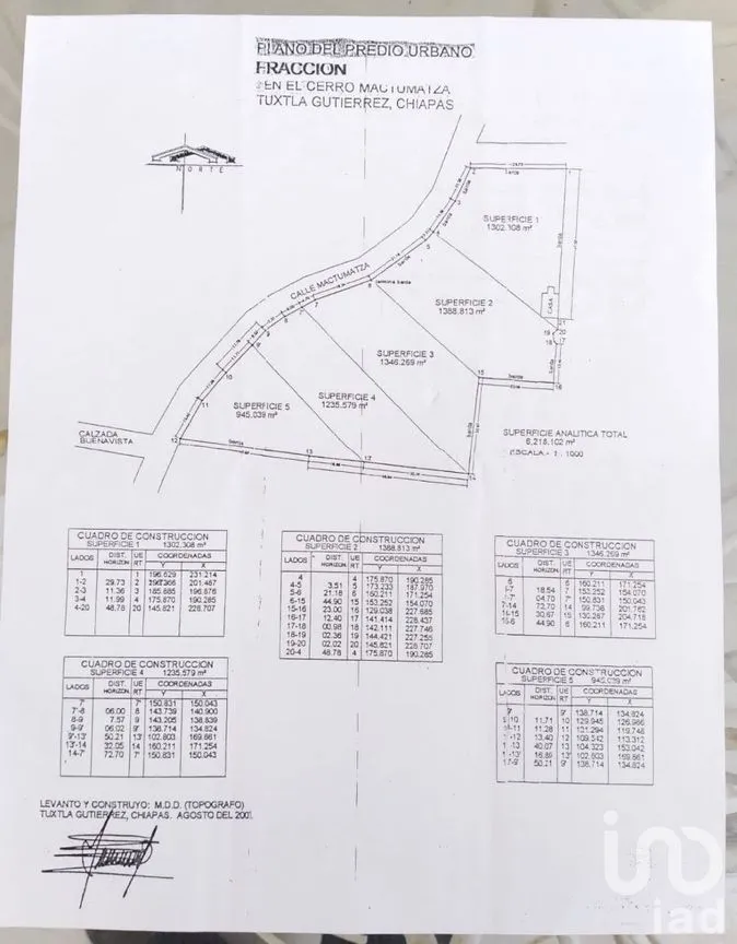 Terreno en Venta en Tuxtlán Mactumatza, Tuxtla Gutiérrez, Chiapas | NEX-269503 | iad México | Foto 7 de 8