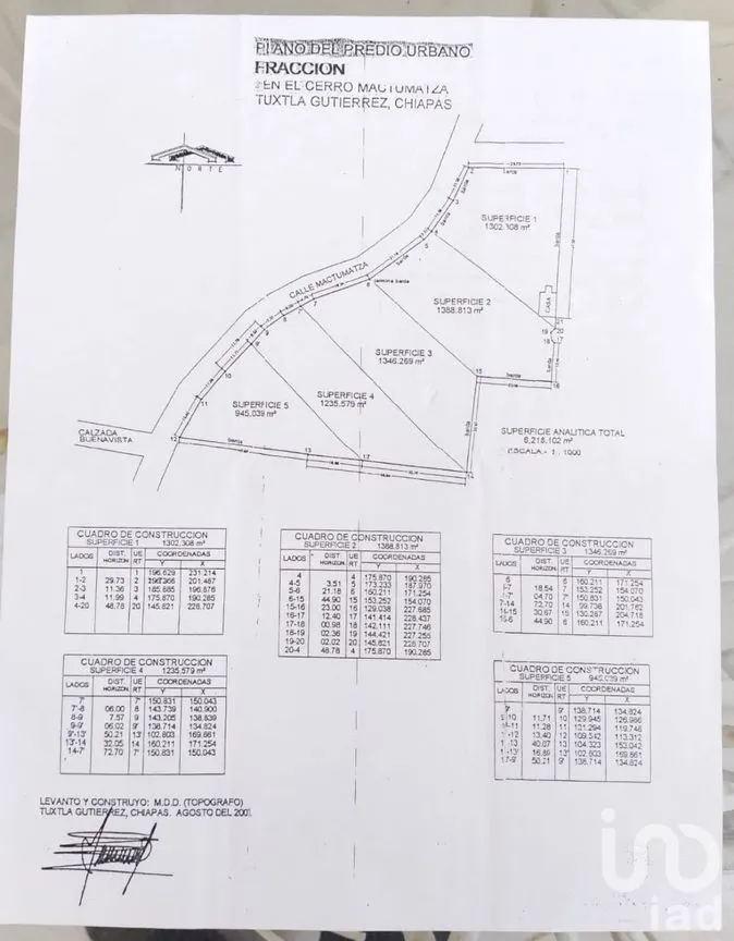 Terreno en Venta en Tuxtlán Mactumatza, Tuxtla Gutiérrez, Chiapas | NEX-269504 | iad México | Foto 7 de 8