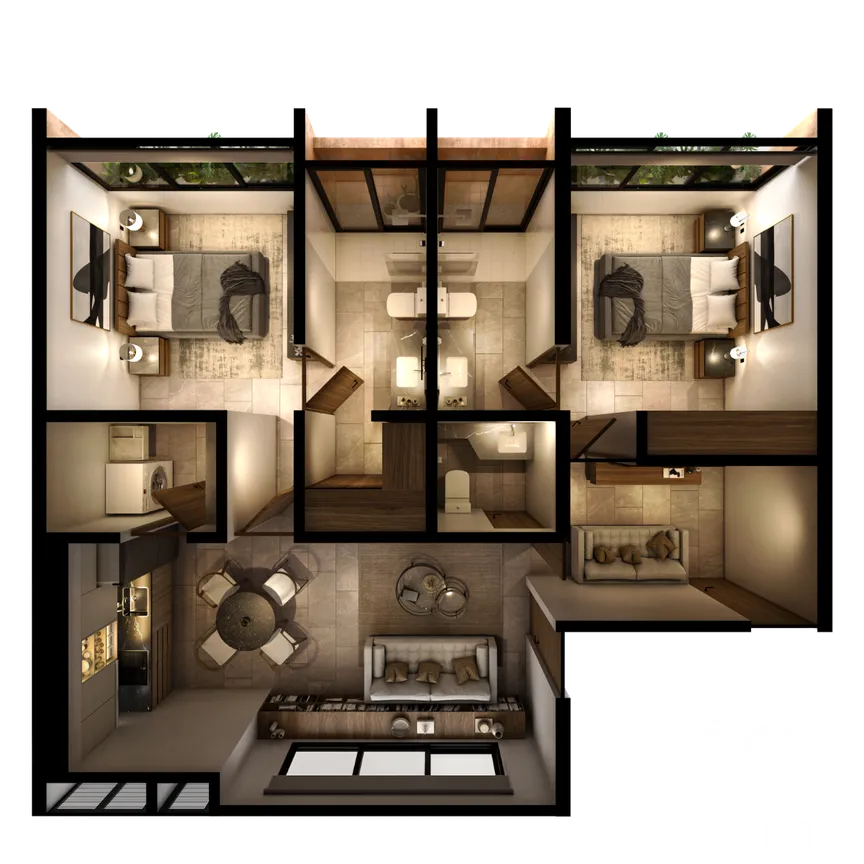 Departamento en Venta en Monte Alban, Mérida, Yucatán | NEX-228226 | iad México | Foto 33 de 35