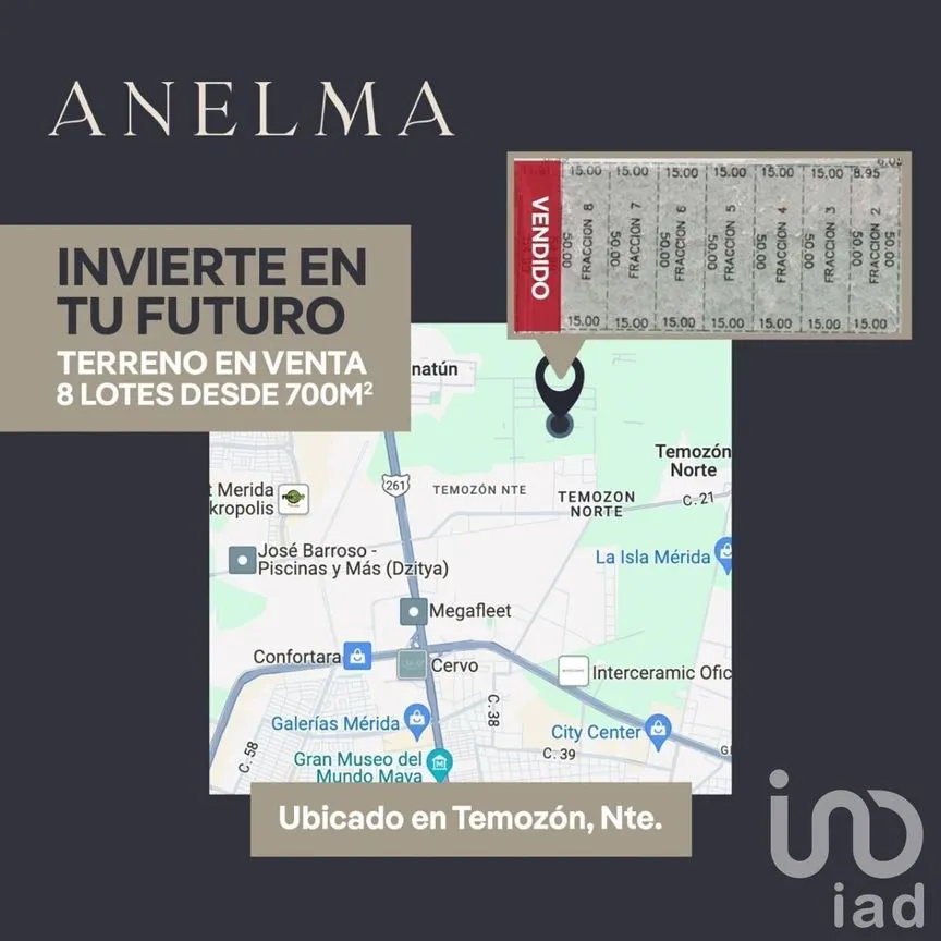 Terreno en Venta en Temozon Norte, Mérida, Yucatán | NEX-229536 | iad México | Foto 2 de 2