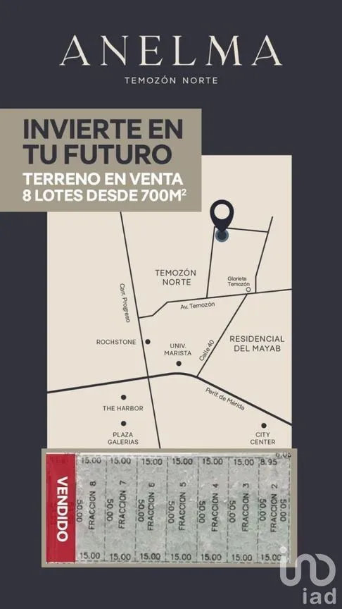 Terreno en Venta en Temozon Norte, Mérida, Yucatán | NEX-229536 | iad México | Foto 1 de 2