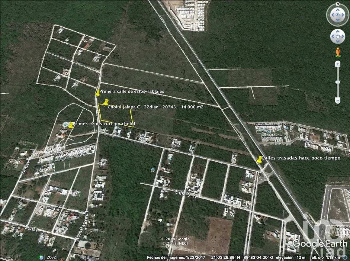 Terreno en Venta en Cholul, Mérida, Yucatán | NEX-280870 | iad México | Foto 2 de 4