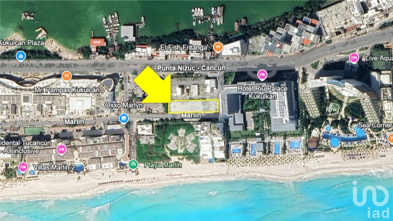 Terreno en Renta en Zona Hotelera, Benito Juárez, Quintana Roo | NEX-281820 | iad México | Foto 1 de 8