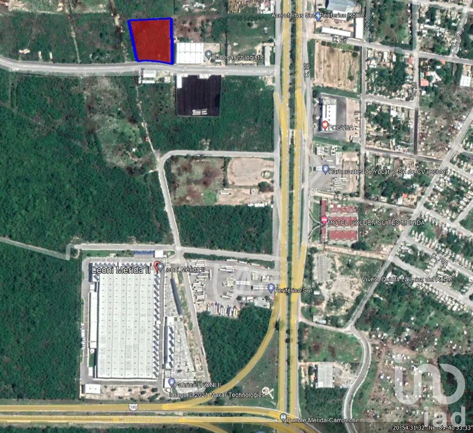 Terreno en Venta en El Roble Agrícola, Mérida, Yucatán | NEX-268485 | iad México | Foto 2 de 5