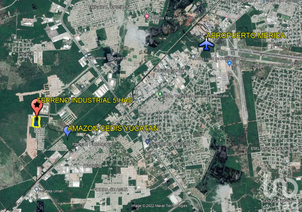 Terreno en Venta en Tixcacal Opichen, Mérida, Yucatán | NEX-268495 | iad México | Foto 4 de 7
