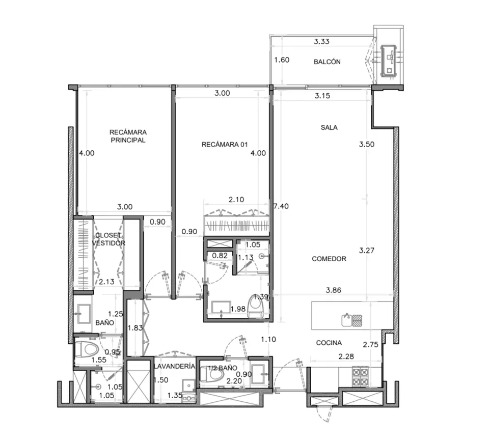 Departamento en Venta en Vía Montejo, M érida, Yucatán | NEX-268523 | iad México | Foto 14 de 19