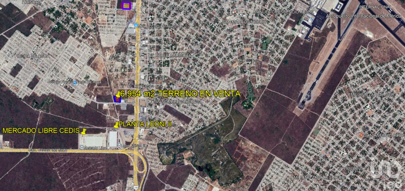 Terreno en Venta en El Roble Agrícola, Mérida, Yucatán | NEX-274965 | iad México | Foto 3 de 8