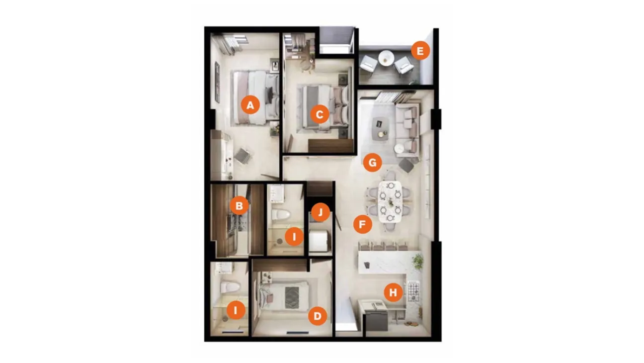 Departamento en Venta en Contry, Monterrey, Nuevo León | NEX-268201 | iad México | Foto 11 de 12