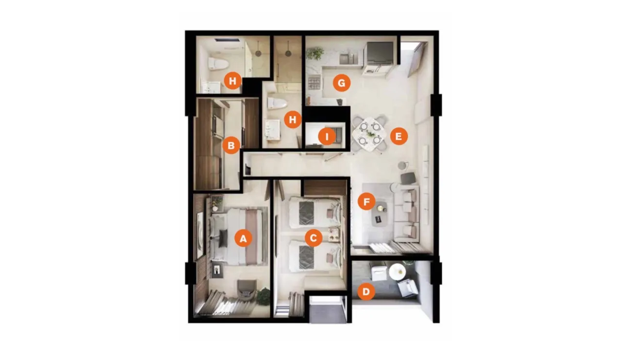 Departamento en Venta en Contry, Monterrey, Nuevo León | NEX-268201 | iad México | Foto 9 de 12