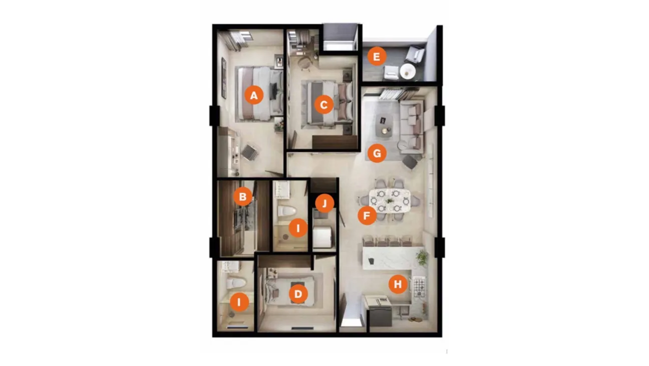 Departamento en Venta en Contry, Monterrey, Nuevo León | NEX-268201 | iad México | Foto 10 de 12