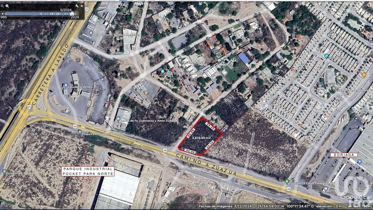 Terreno en Venta en Ciénega de Flores Centro, Ciénega de Flores, Nuevo León | NEX-273665 | iad México | Foto 2 de 4