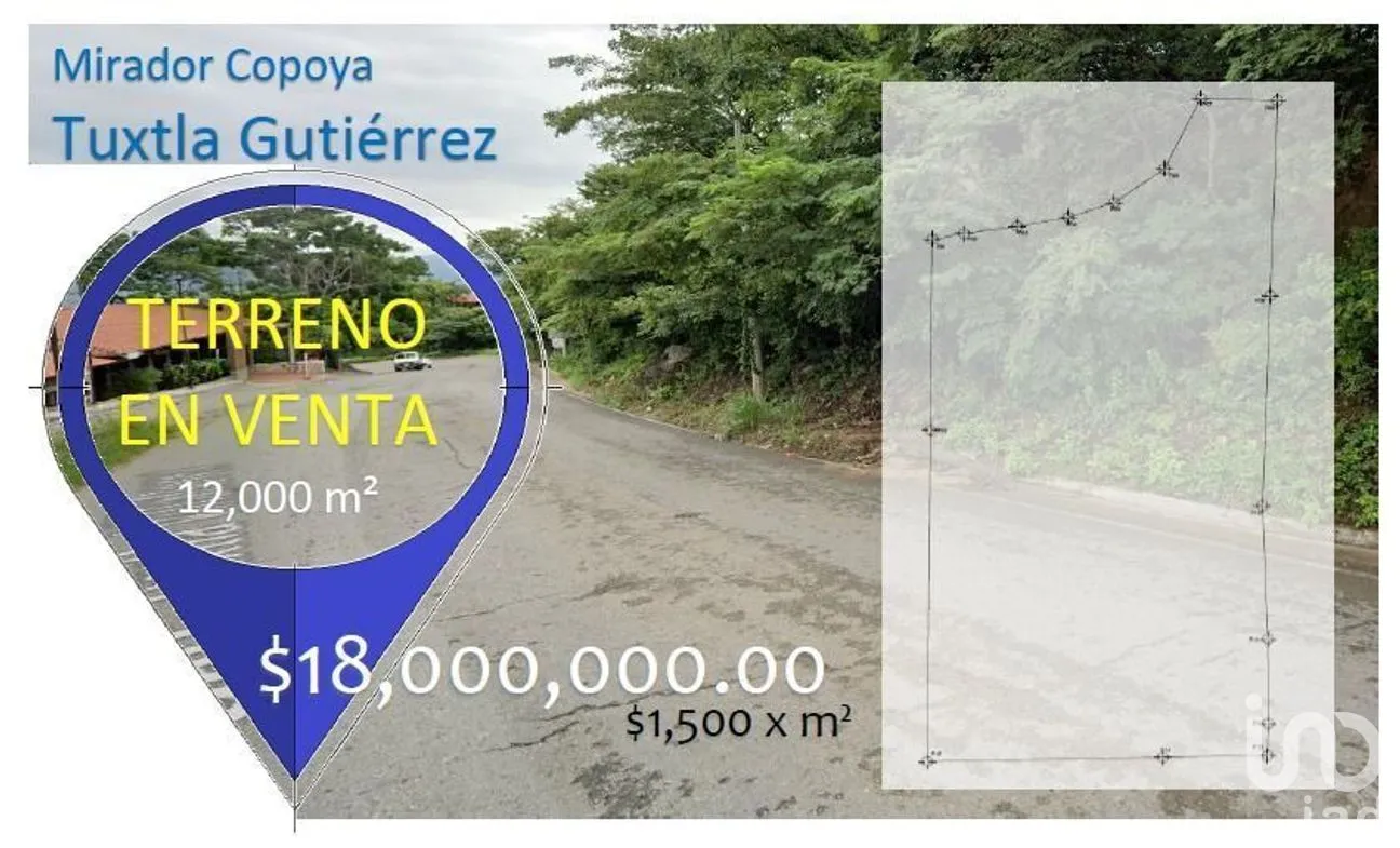 Terreno en Venta en Coquelequixtlan, Tuxtla Gutiérrez, Chiapas | NEX-267624 | iad México | Foto 3 de 5