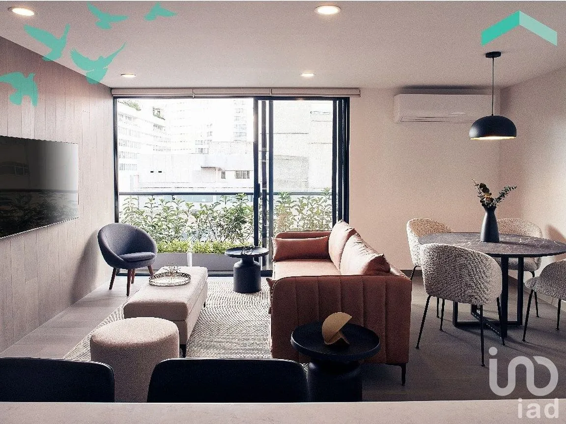 Departamento en Renta en Hipódromo Condesa, Cuauhtémoc, Ciudad de México | NEX-290699 | iad México | Foto 8 de 10