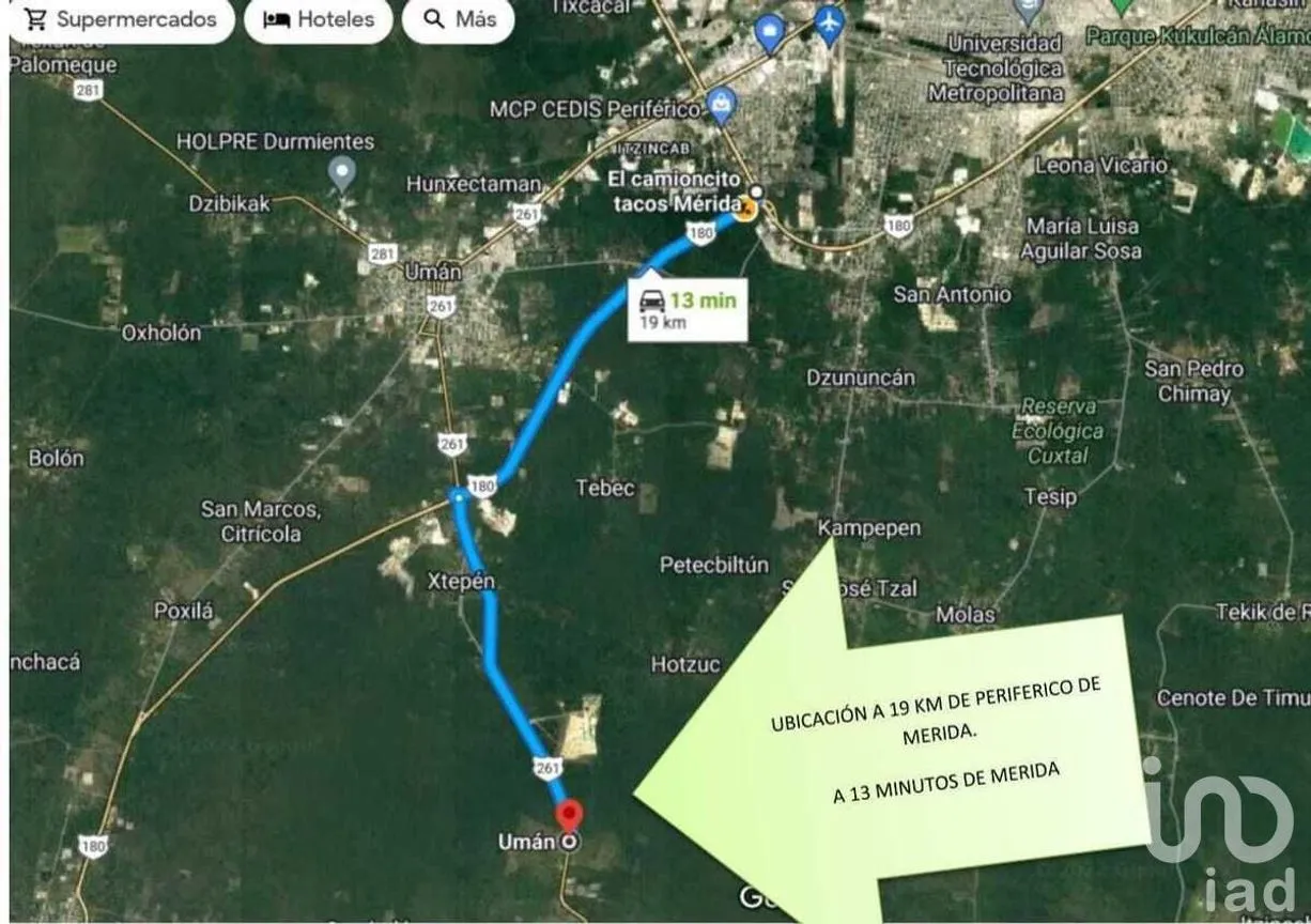 Terreno en Venta en Yaxcopoil, Umán, Yucatán | NEX-226898 | iad México | Foto 3 de 11